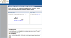 Desktop Screenshot of loreal.pensionpath.com